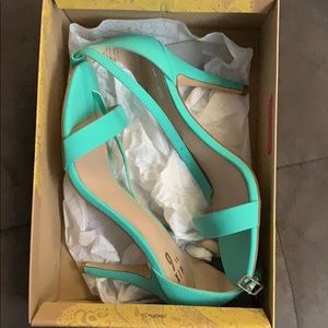 Mint Green High Heels